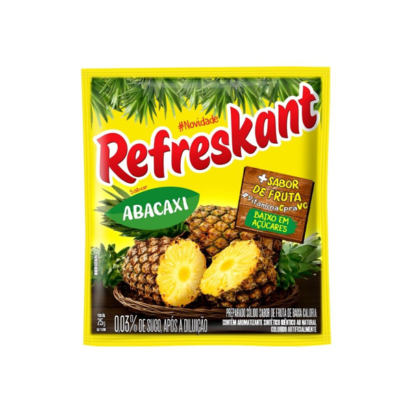 Suco em Pó Refreskant Abacaxi