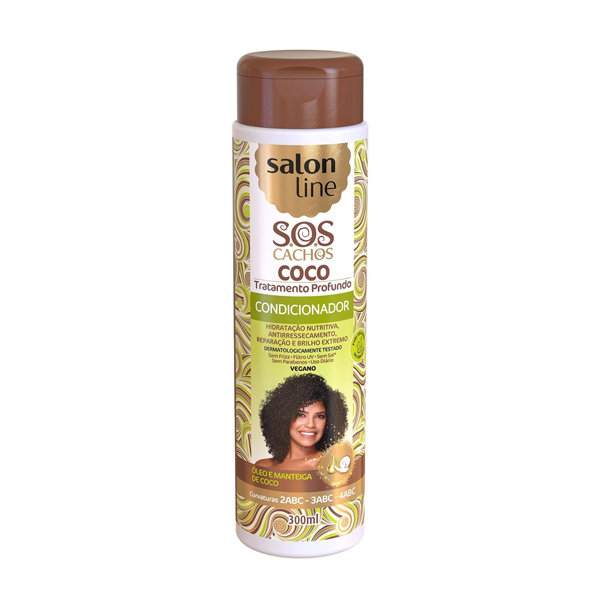 Condicionador SOS Cachos Coco Salon Line