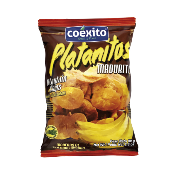 Chips de Banana Platanitos Maduritos Coéxito