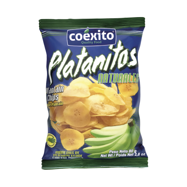 Chips de Banana Platanitos Natural Coéxito