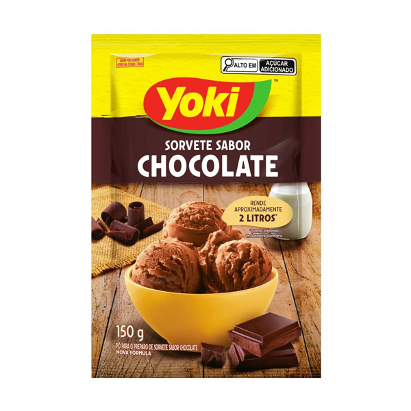 Sorvete Sabor Chocolate Yoki