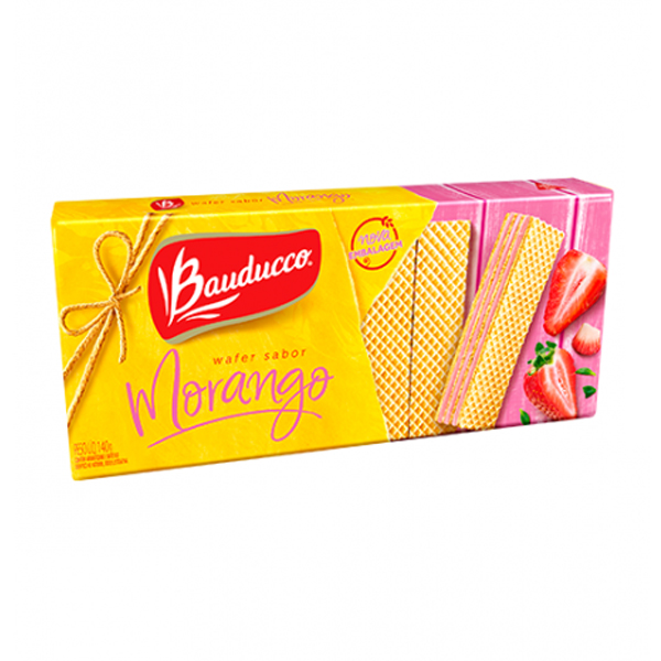 Wafer Morango Bauducco