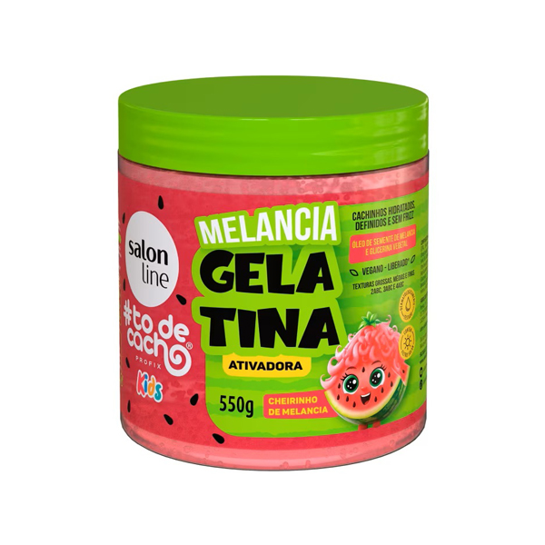 Gelatina Melancia #todecacho Kids Ativadora