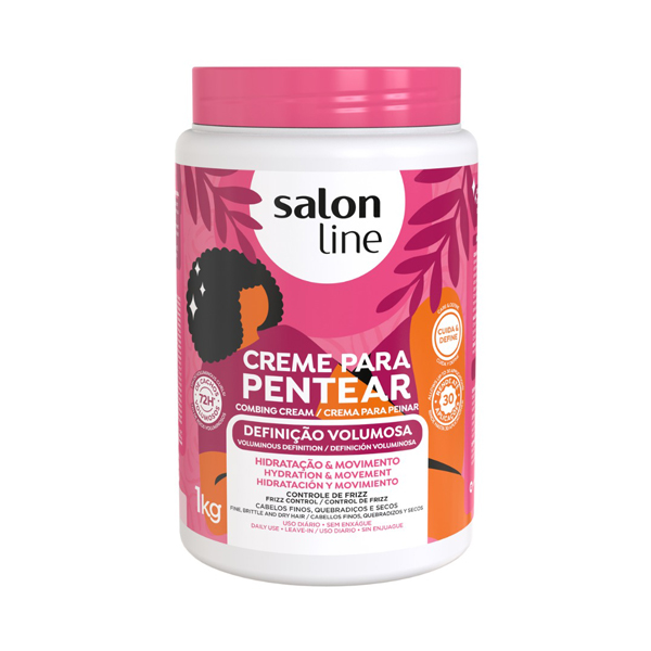 Creme Pentear Definição Volumosa Salon Line